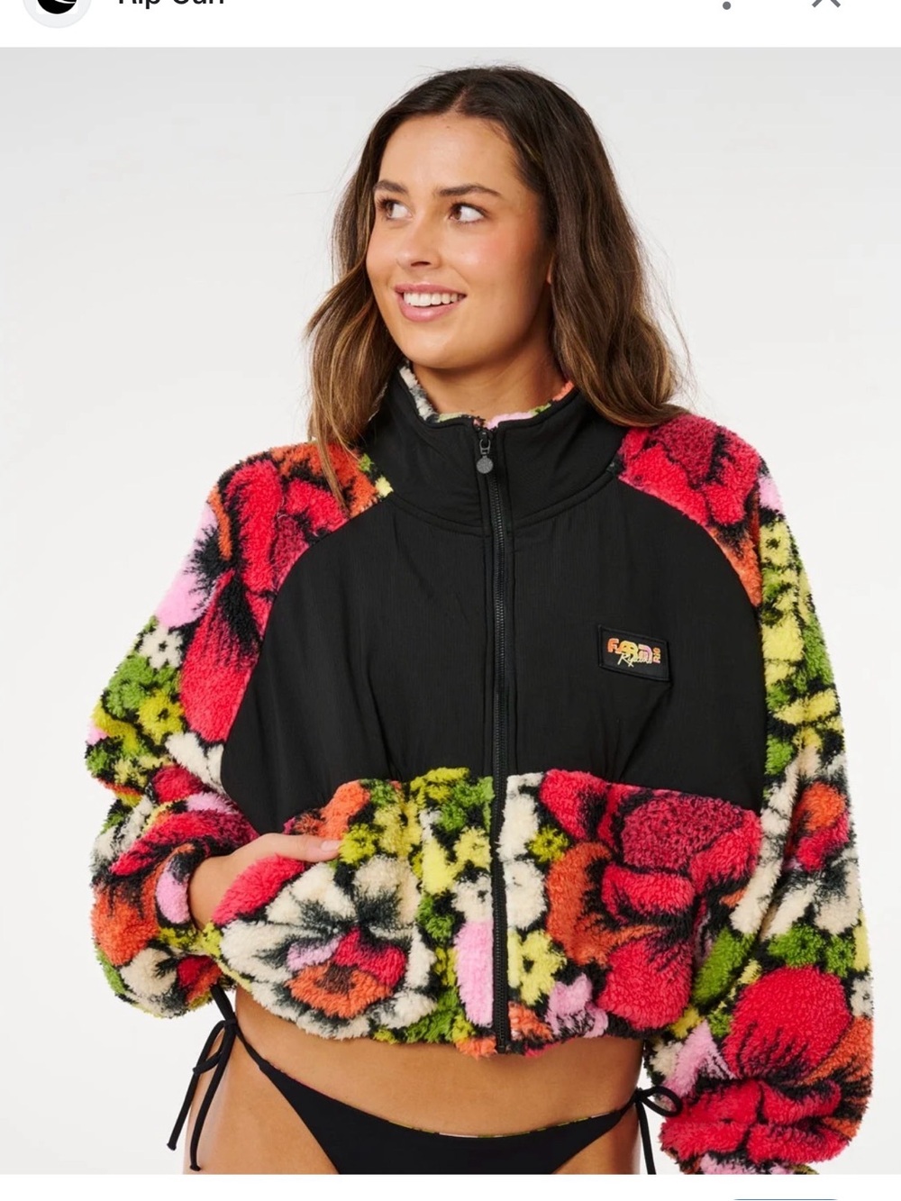 Farm rio x ripcurl blooming polar fleece